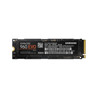 Enterprise SSD Samsung 960 EVO Series, 250 GB 3D V-NAND Flash, NVMe M.2 (PCIe Slot)                        